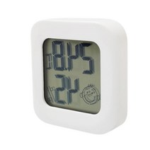 사각 전자 온도계 온도 디지털 습도계 측정기 센서 아기 습도 습온도계 시계 미니