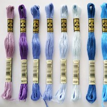 [원단쟁이] DMC자수실 면사(25번사) 8M (3836~3845) E28, 3838