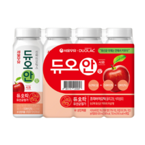 서울우유 듀오안 150ml x 24개입 오리지널 사과 저지방 플레인 프로바이오틱스 유산균 발효유, 듀오안 사과 150ml x 24개입