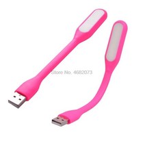 DHL 500 개 여러 가지 색 미니 자동차 스타일링 독서 램프 USB LED 조명 컴퓨터 노트북 PC 밤, 한개옵션0
