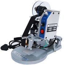 수동 날인기 날짜 인쇄기 소형 날짜찍는기계 마킹기, 리본 롤 10개  각 가열 튜브벨트체인 1개