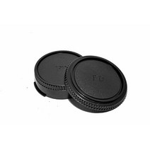 캐논 FD 렌즈캡 / 바디캡 세트 __ Canon FD rear lens cap/camera body cap set