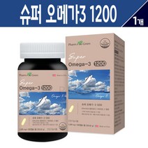 슈퍼 오메가3 1200 고함량 EPA DHA 비타민D 비타민E 캡슐 멸치 정제어유 남성 여성 임산부 건강 혈행개선 영양제 복합 기능식품 대용량, 슈퍼 오메가3 180C, 1개입