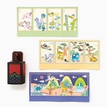 민화샵 전통 병풍 DIY만들기 병풍만들기, 호작도