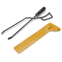 거꾸로 타는 조립식 캠핑 화목난로 bbq 숯불 집게 피크닉 모닥불 스토브 fire tongs, b 세트, 협력사