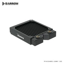 Barrow Dabel-28b 28mm 12cm 팬 구리 라디에이터 열교환기, 한개옵션0