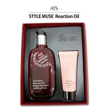 ATS 에이티에스 스타일뮤즈 리액션 오일 120ml+ATS 스타일뮤즈 리페어 컬 크림 40ml / 선물용 기획 세트