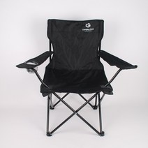 Camping GAO 캠핑의자 낚시의자 접의식의자 캠핑체어, 1.팔걸이가 있는 접이식의자-블랙