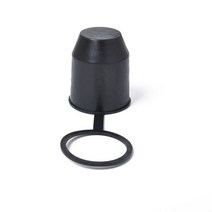 트레일러 카라반 커버 car trailer ball cap 보호 커버 pvc car accessories tow bar ball towing hitch towball cover, 검은색