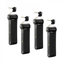 Via Velo 4 폴딩 바이크 락 Set Same Key 시스템 Keyed Alike New 2022 헤비듀티 Hardened Steel 경량 for Electric 바