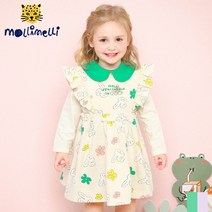 [몰리멜리]플로랄에이프런카라원피스