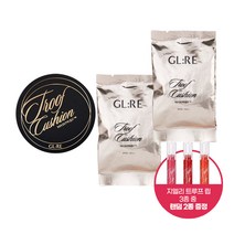 지엘리 트루프 쿠션 본품 x 1개+리필 x 2개 (21호)+지엘리 트루프 립 랜덤2종, 21호