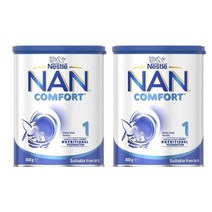네슬레 난 컴포트1 스타터 인펀트 포뮬라 분유 800g 2캔 (호주배송) Nestlé NAN COMFORT 1 Starter Infant Formula Powder