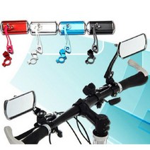 전동킥보드 사이드미러 자전거 팔거울 백밀러 거울대, 블루