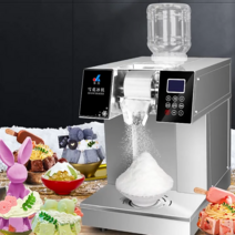 업소용 빙수기 빙삭기 빙수기계 슬러시 슬러쉬 기계, 1300W 터치 패널 액체 냉각수냉식생수 이용