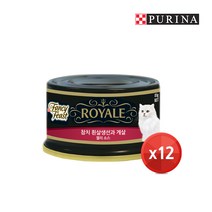 팬시피스트 로얄 흰살생선과 게살 85g 12캔, 단품