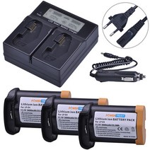 배터리호환 LP-E4 3000mAh 배터리 + LCD 급속 충전기 캐논호환 EOS 1D 마크호환 III EOS-1D IV 1dx, 03 3배터리 and charger