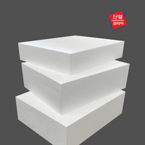 스티로폼 압축 스티로폼 조각용/미술용/흰색 스티로폼 900 x 1800 (10T - 600T), 스티로폼 3호 30T 900x1800 (3장), 1개