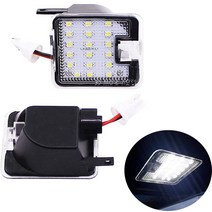 자동차 Led 사이드 룸미러 라이트 포드 X-맥스 포커스 쿠가 이스케이프 몬데오 웰컴 퍼들 적합 2 개, 한개옵션0