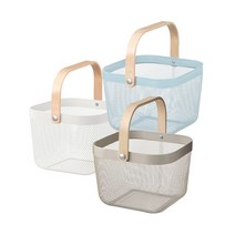 이케아 RISATORP 리사토르프 소품 철망 바구니, 화이트