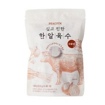 피코크 한알육수 사골맛 3.5g 40입