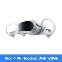 3D안경 Pico 4 VR 헤드셋 올인원 가상 현실 3D 안경 4K   디스플레이 메타버스 및 스트림 게임용 vr, 01 8GB 128GB