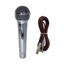 Y-502 유선 마이크 벌크형/코인 동전 노래방/마이크줄 선 추가/일반 택배박스 포장, 2.Y-502마이크+갈색동박5m