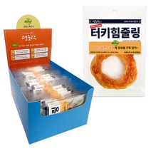 국내산 멍도락 맛있는 츄링 오리안심츄/닭가슴살츄/터키츄/연어고구마, 30개, 터키힘줄링