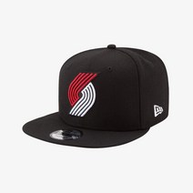 뉴에라 [뉴에라][공용]NBA 포틀랜드 트레일 블레이저스 베이직 스냅백 블랙 (70387694)