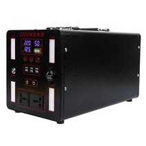 야외 캠핑 배터리 전원 공급 장치 대용량 220V 휴대용 고전력 정전 백업 배터리, 160000mAh350W, 단일사이즈