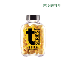 성원제약 티시리즈 고체치약 60정 레몬민티향 임상실험완료 수분없는 치약 구취제거 치아건강 증진, 단품