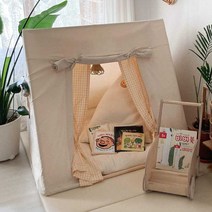 실내텐트 가정용 플레이 하우스 (매트포함), 텐트+ 매트 + 깃발