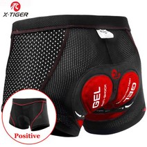 X-Tiger-미끄럼 방지 벨트 사이클링 속옷 여름 충격 MTB 자전거 반바지 남성용 통기성 메쉬 속옷