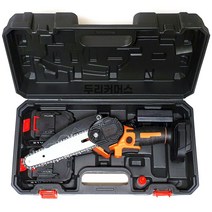 소형전기톱 미니 충전 전동톱 체인톱 6인치, 1개