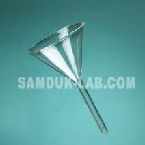 유리 깔대기 50mm 75mm 90mm 100mm 120mm이상 /삼덕과학 깔때기 funnel