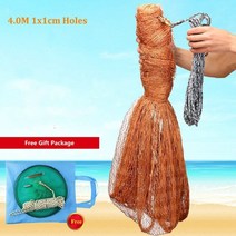 낚시어망 그물 Sinkers PE 선 고강도 3M 5M 6M Dia를 가진 전통적인 손 던지기 어망. 네트워크 어부 낚시 도구, CHINA, 4.0M 1x1cm Holes
