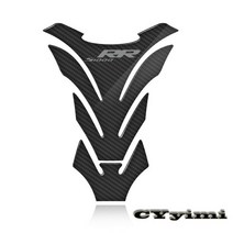 탱크패드 3D 탄소 섬유 오토바이 연료 탱크 패드 커버 보호대 BMW S1000RR RR 용 데칼 스티커, 02 다크 그레이