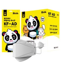 퓨리에어 비말차단 마스크 KF-AD 중형 흰색, 50매입, 1박스