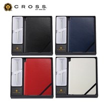 동아측기 [크로스] 캘레이 샤틴크롬 볼펜 + 저널 SET, AT0112-16/4M(화이트저널)