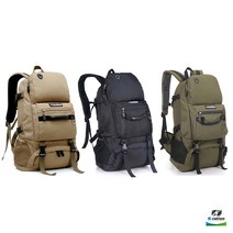 [케이레이션] 40L 배낭 대용량 여행 가방 캠핑 등산 낚시 백팩 스포츠 밀리터리 전술배낭 생존 가방, 베이지