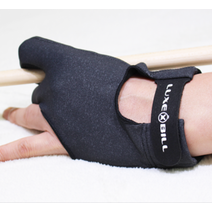 당구 럭스빌 선수용 메쉬 장갑 차콜 그레이 제스트큐 아라미스초크