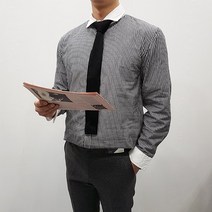 구스마켓 남성용 스트라이프 클레릭 셔츠 (2Color)