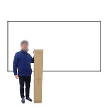 윤씨네 16대9 와이드 비율 액자스크린 초단초점 프로젝터 빔스크린 고급형 시네비전 CI 원단 평면스크린 빔프로젝트 스크린 단초점 프로젝터용, 02) 와이드100인치 2212x1245(mm)