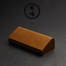 명품 수제 안경케이스 남녀 파우치 보관 경량 고급 휴대용 프리미엄 디스플레이 글래스랙, C디럭스 브라운
