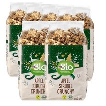 디엠바이오 dmBio Apple Crunchy 독일 애플 슈트루델 크런치 500g, 6팩