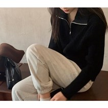 바이제이가먼트 골덴 베이직 니트 집업