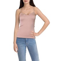 Intimately Free People Womens Be My Baby Ribbed Hardware 탱크탑 핑크 M/L