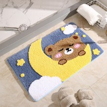 크로스 보더 동물 미끄럼 방지 매트 카펫, 곰, 40*60cm, 1개