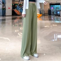 쇼피지니 여성 찰랑 플리츠 밴딩 쿨 팬츠