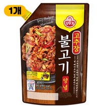 만능양념 집밥 업소용 고추장불고기양념 스파우트팩 500g 오뚜기, 1개